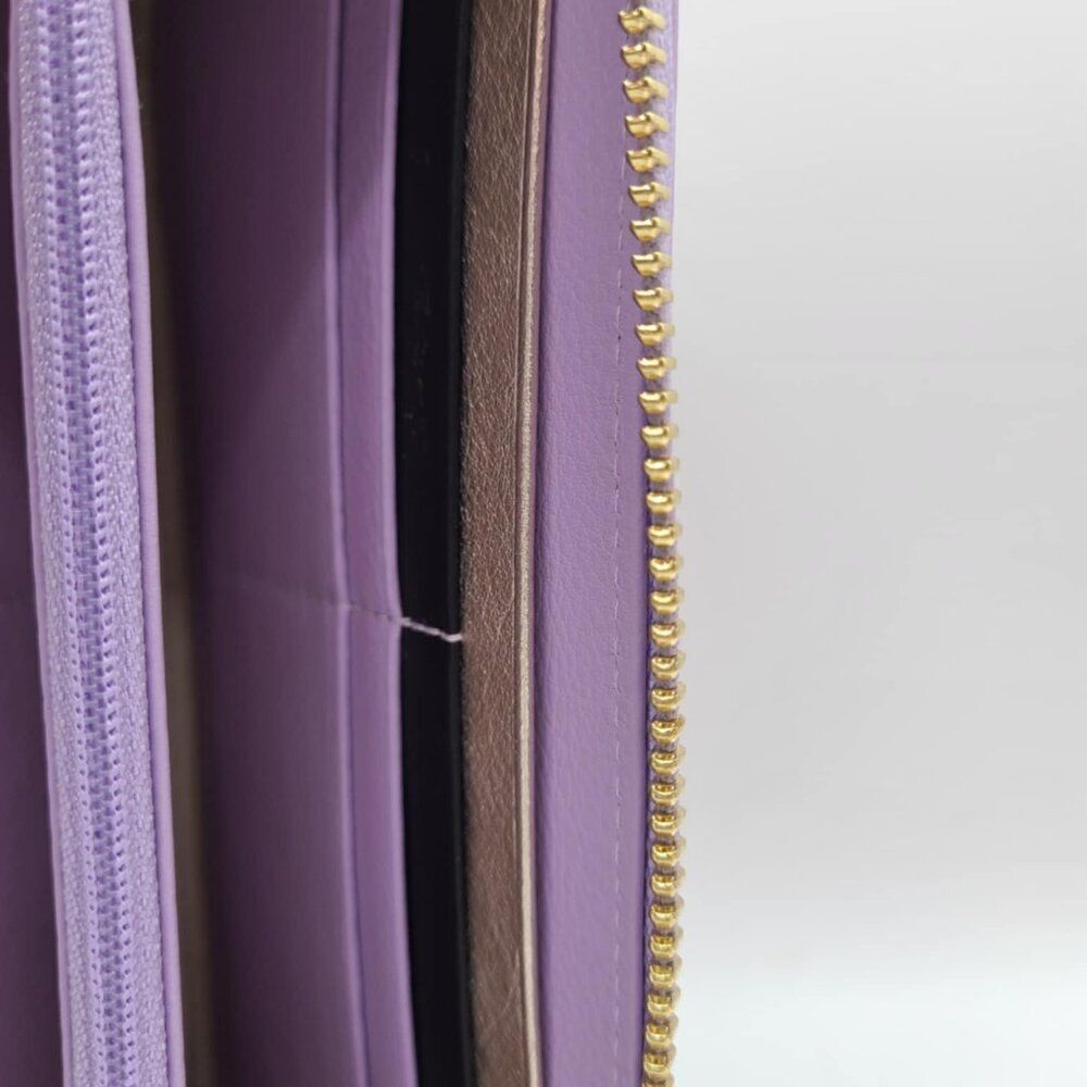 Radley London Sunshine Seeker Large Zip Around Matinee Wallet Lavender NWT!  NEW - Picture 4 of 9